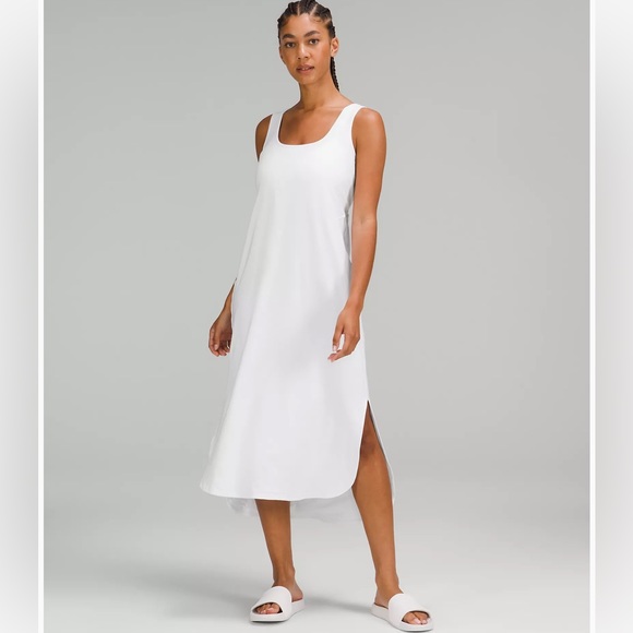 lululemon athletica Dresses & Skirts - LULULEMON Pima Cotton Open-Back Midi Dress